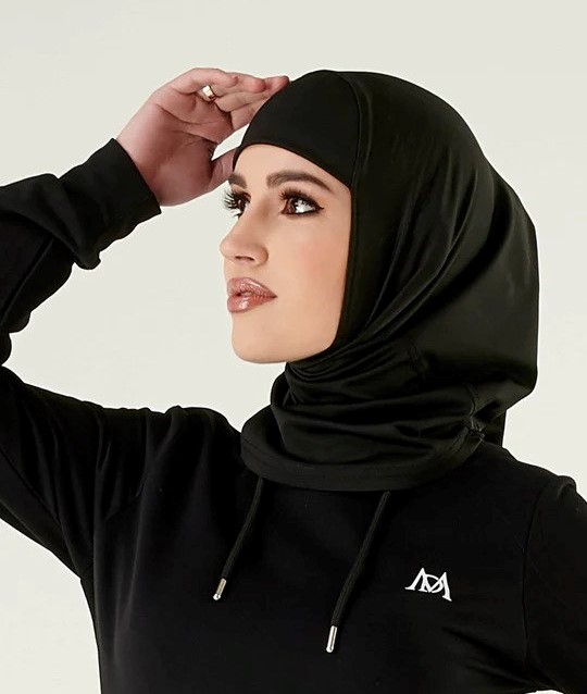Black Sport Hijab