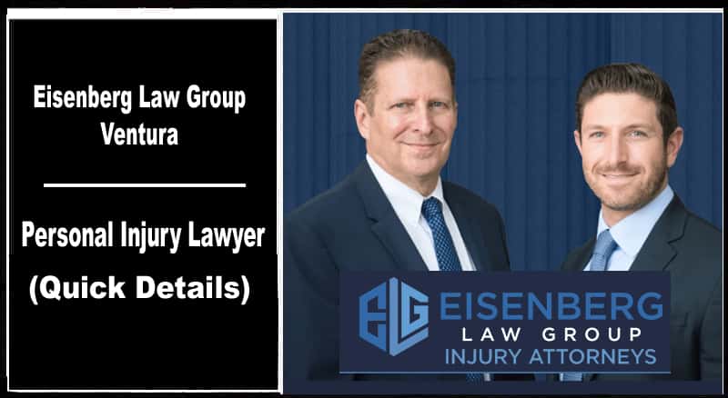 Eisenberg law group pc – ventura personal injury lawyer